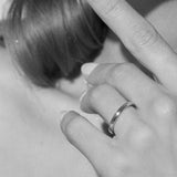 Solid Gold Skinny Wedding Ring