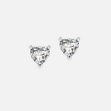 Christmas Heart Studs