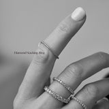 Skinny Diamond Stacking Ring